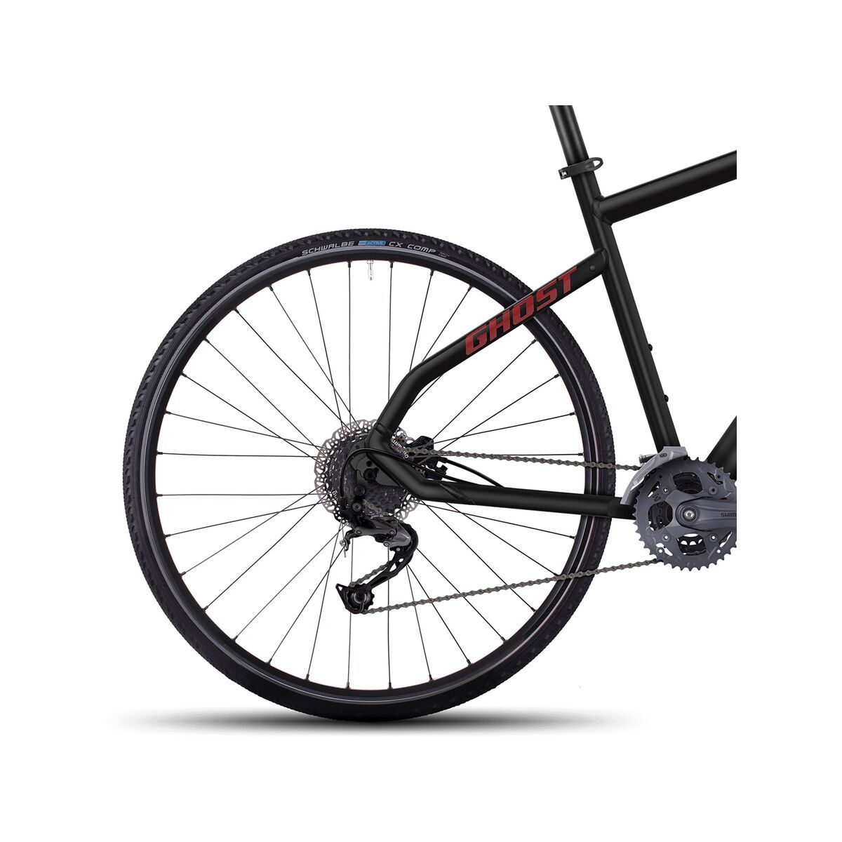 Ghost Square Cross 4, night black/neon red/urban grey - Bild 4