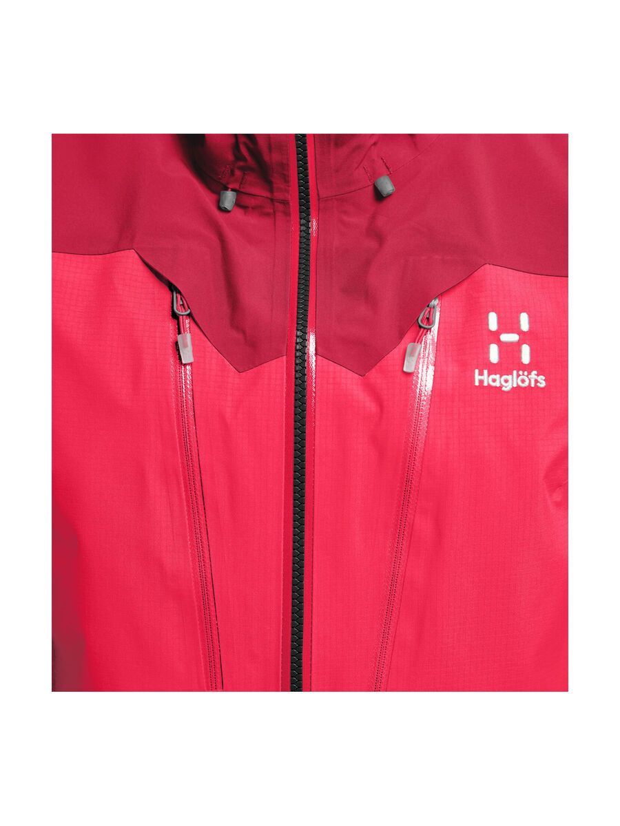 Haglöfs Spitz Jacket Women, scarlet red/dala red - Bild 8