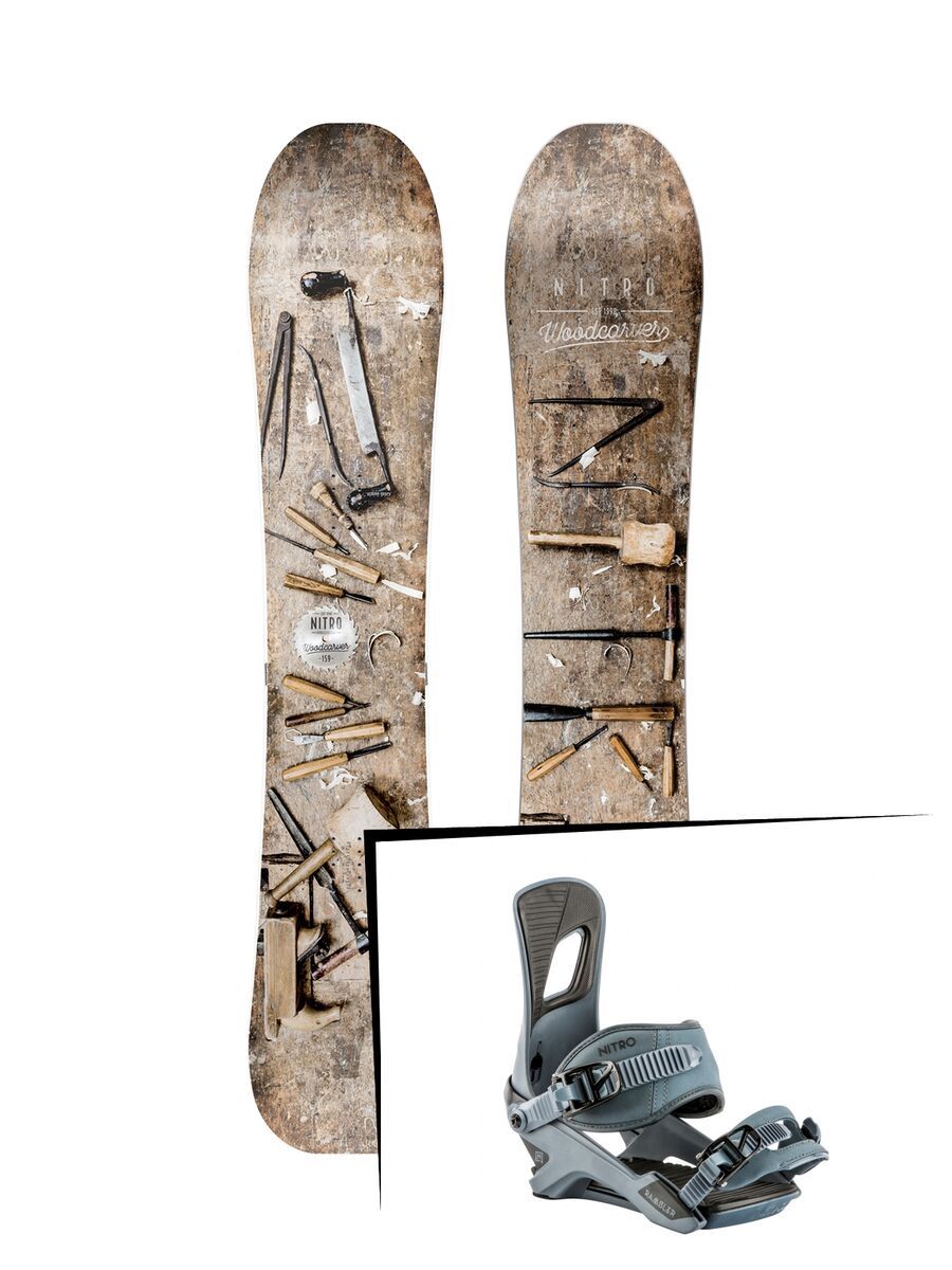 Set: Nitro Woodcarver 2019 + Nitro Rambler blue steel - Bild 1