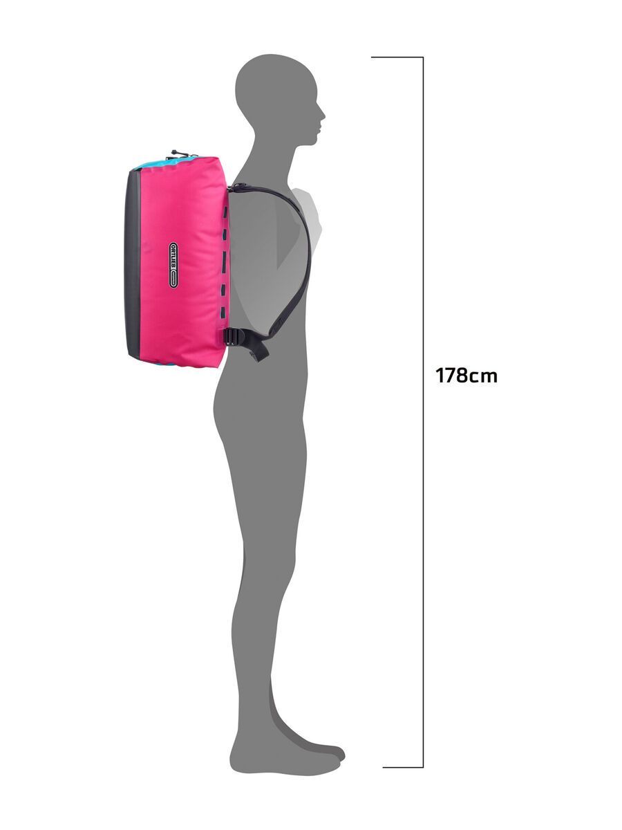 ORTLIEB Duffle Lite Cyber 40 L, pink/blue - Bild 13