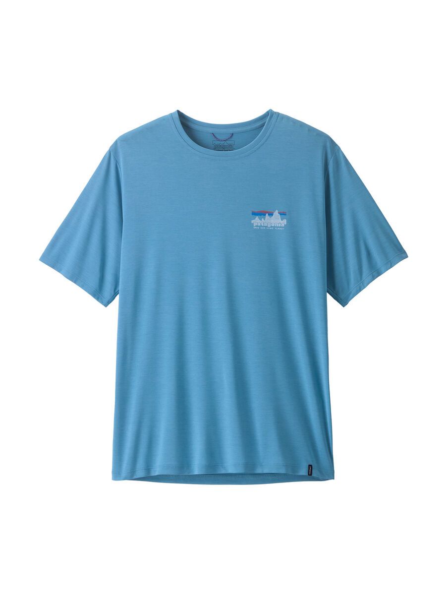 Patagonia Men's Cap Cool Daily Shirt - '73 Skyline, shore blue/light shore blue x-dye - Bild 1
