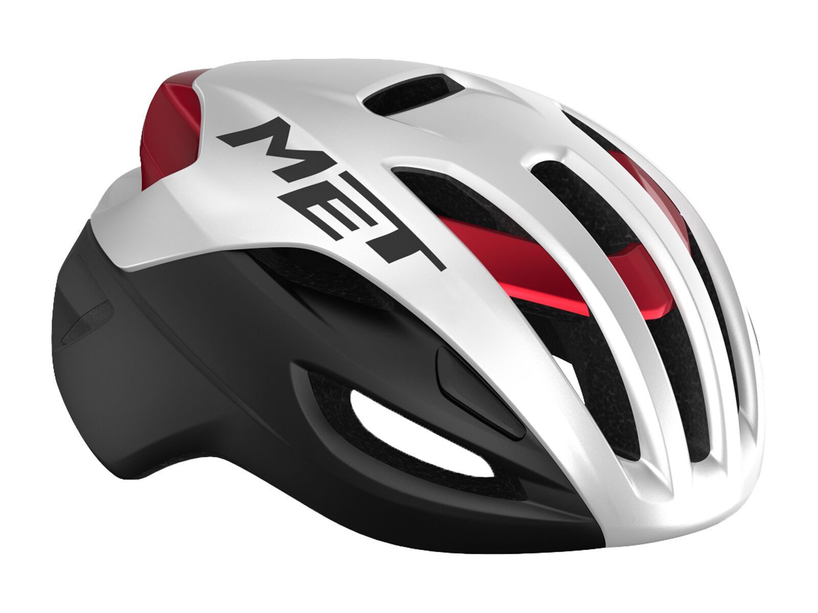 MET Rivale MIPS, white black red metallic/matt glossy - Bild 1