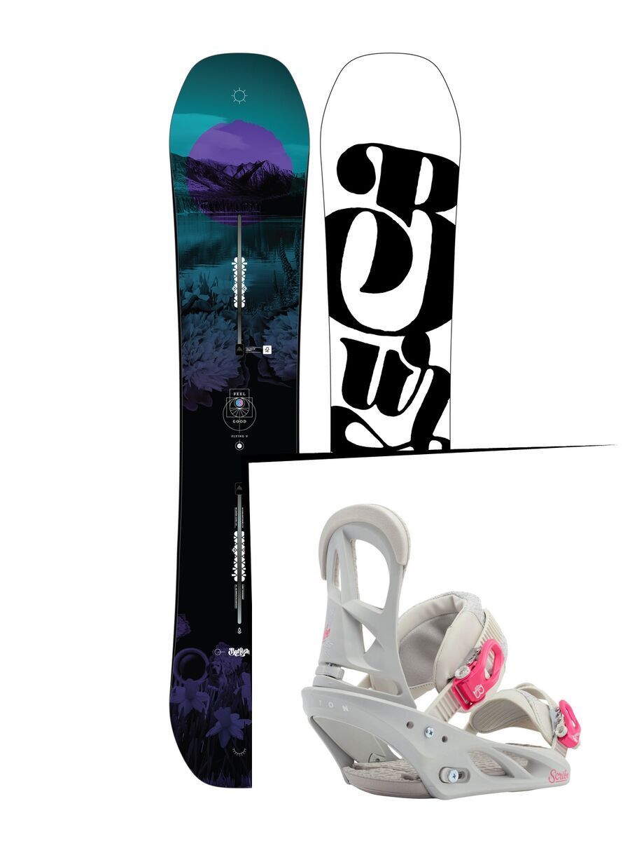 Set: Burton Feelgood Flying V 2019 +  Scribe (1191374S) - Bild 1