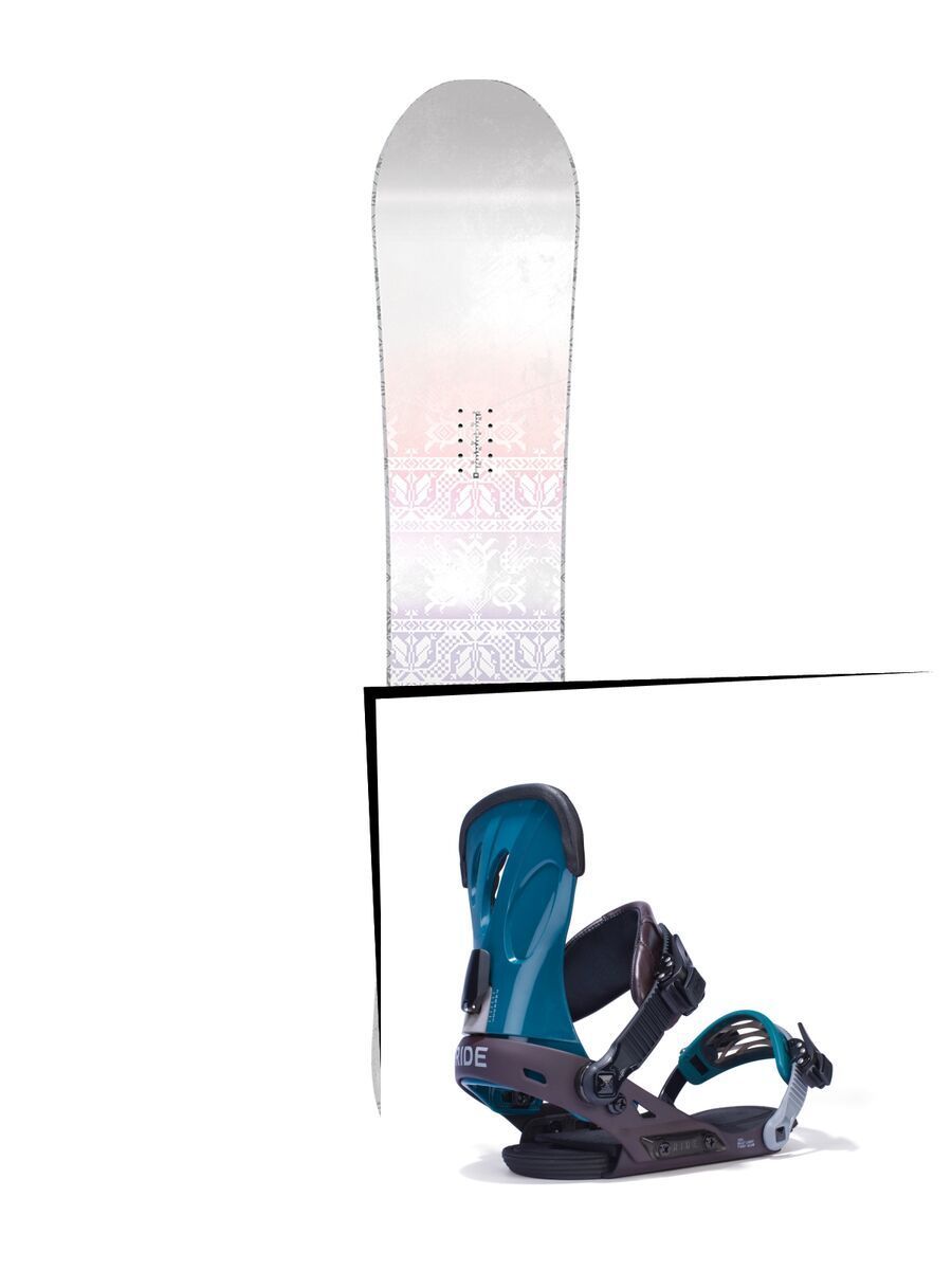Set: Nitro Pro One Off Silje Norendal 2017 + Ride VXN, multi - Snowboardset - Bild 1