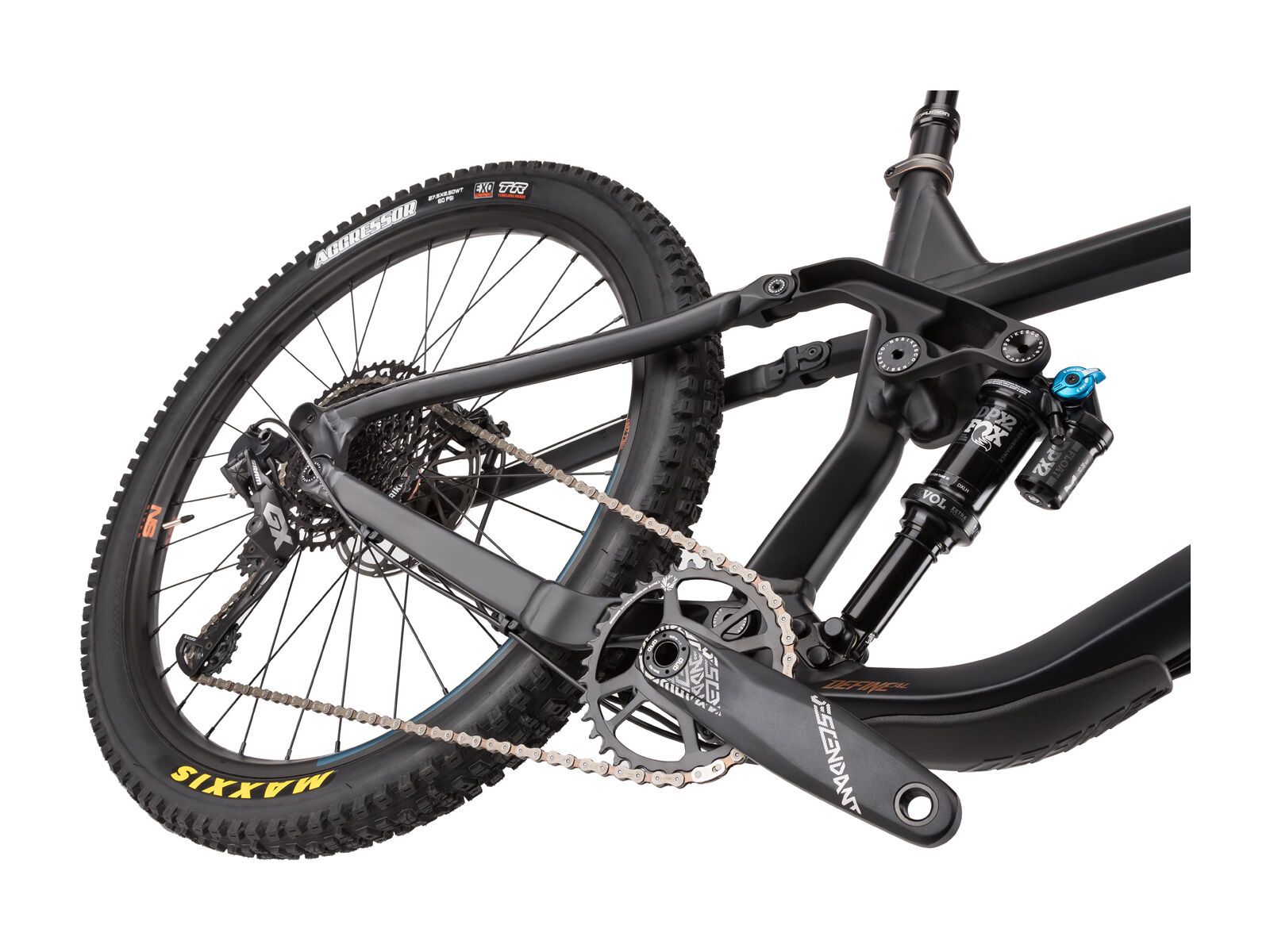 NS Bikes Define AL 160, black/teal - Bild 6