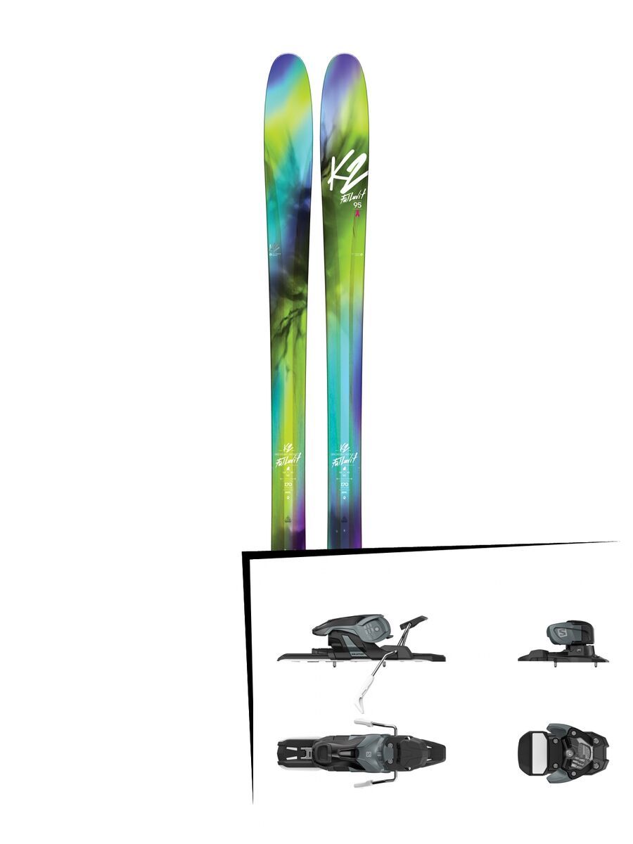 Set: K2 SKI Fulluvit 95 2017 + Salomon Warden 11 (1706222) - Bild 1