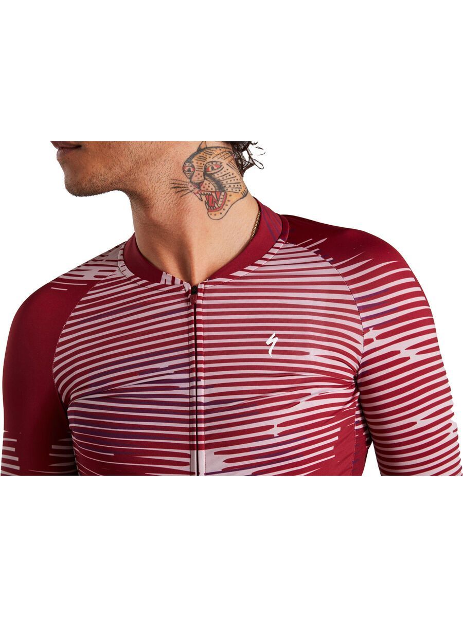 Specialized Men's SL Blur Short Sleeve Jersey, maroon - Bild 4