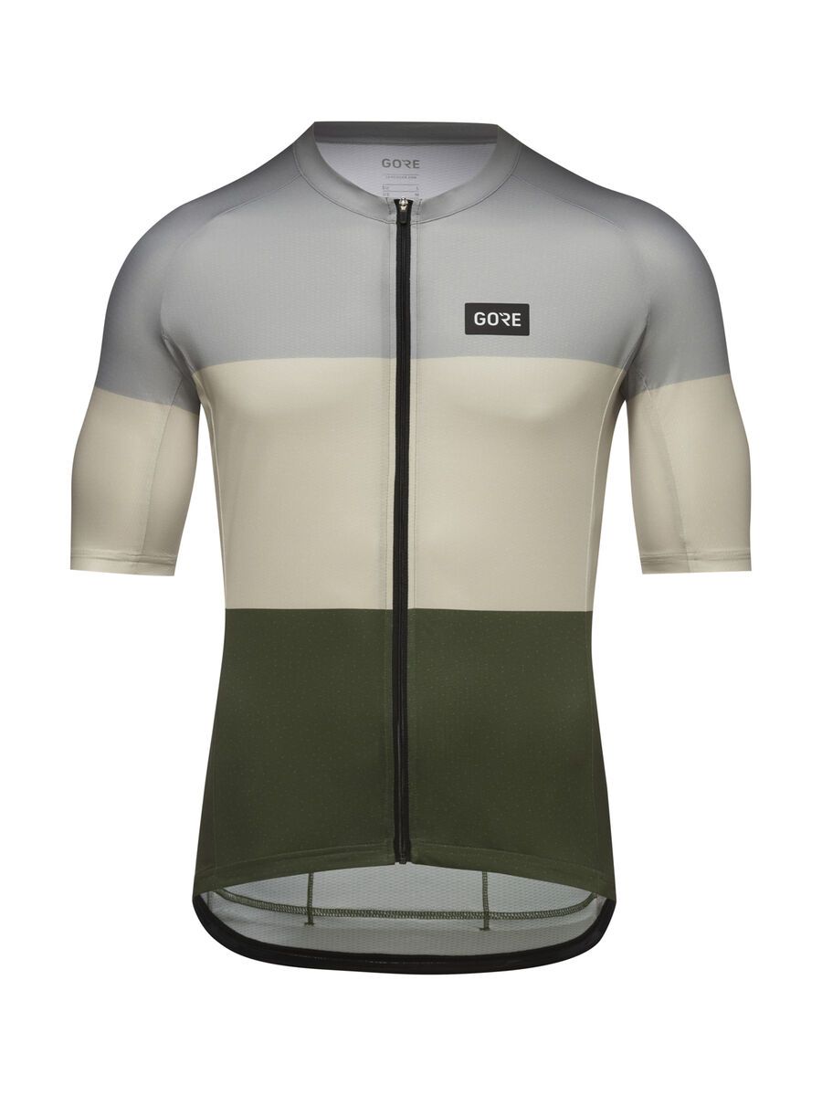 GOREWEAR Spirit Stripes Trikot Herren, lab gray/tech beige - Bild 1