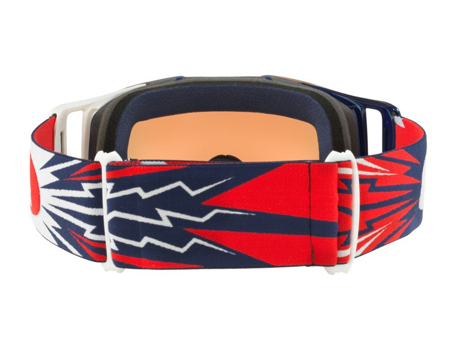 Oakley Front Line MX Prizm, high voltage red navy/Lens: prizm mx torch iridium - Bild 3