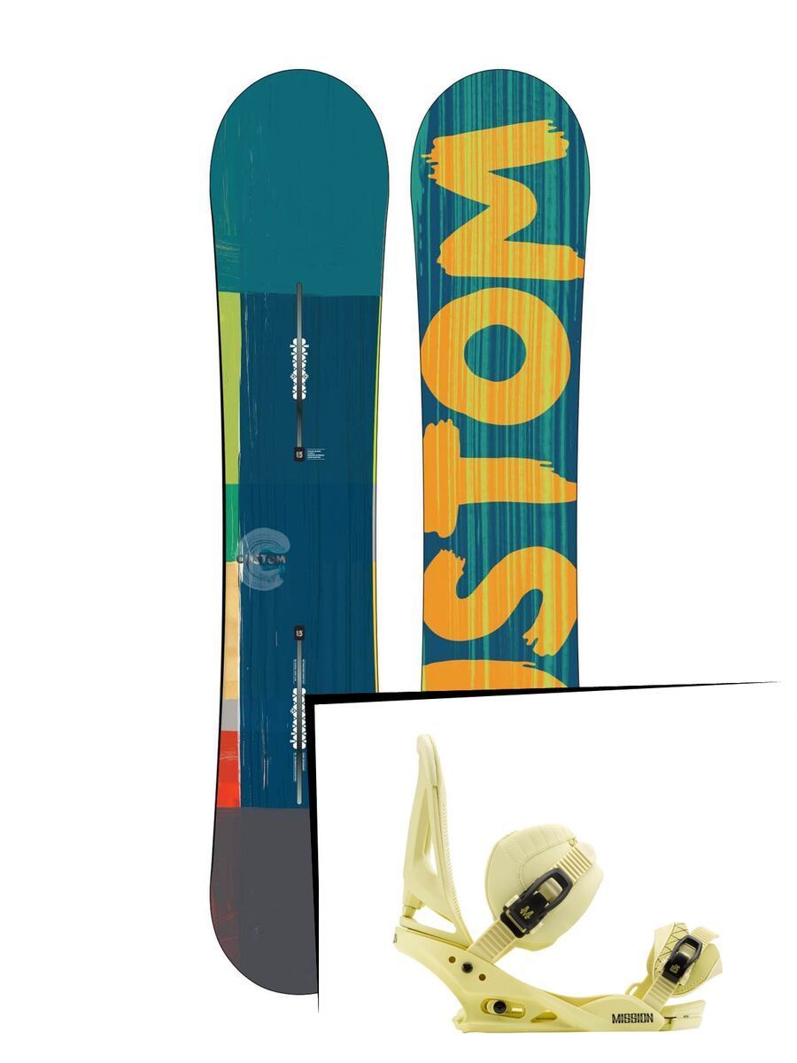 Set: Burton Custom Flying V 2015 +  Mission - Restricted (494016S) - Bild 1