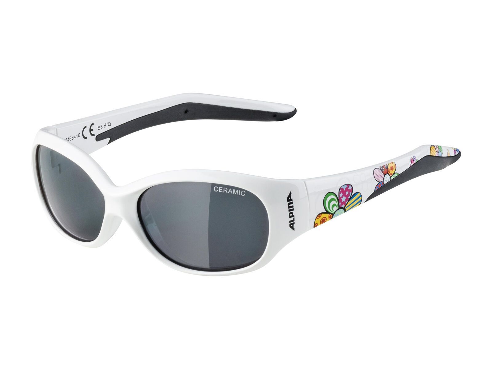 Alpina Flexxy Kids, Black / white flower gloss - Bild 1