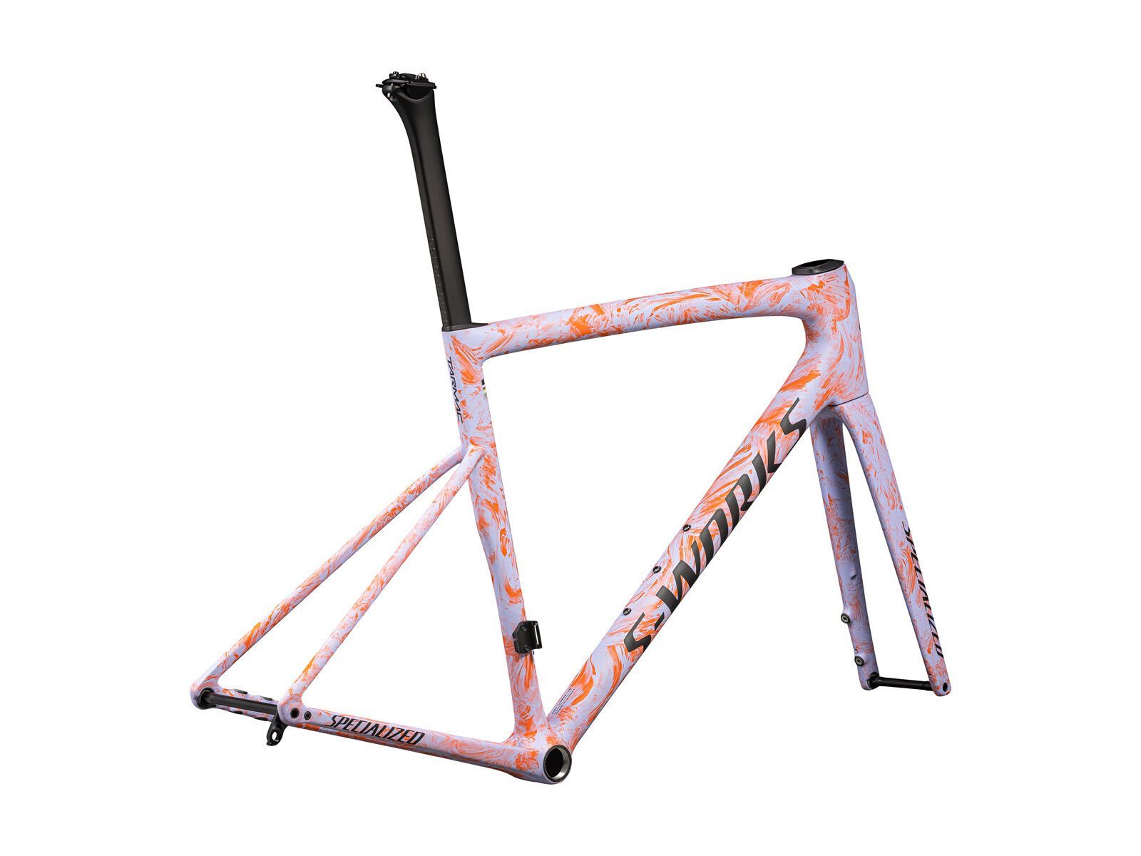 Specialized S-Works Tarmac SL8 Frameset, satin powder indigo/amber glow strata/obsidian - Bild 3