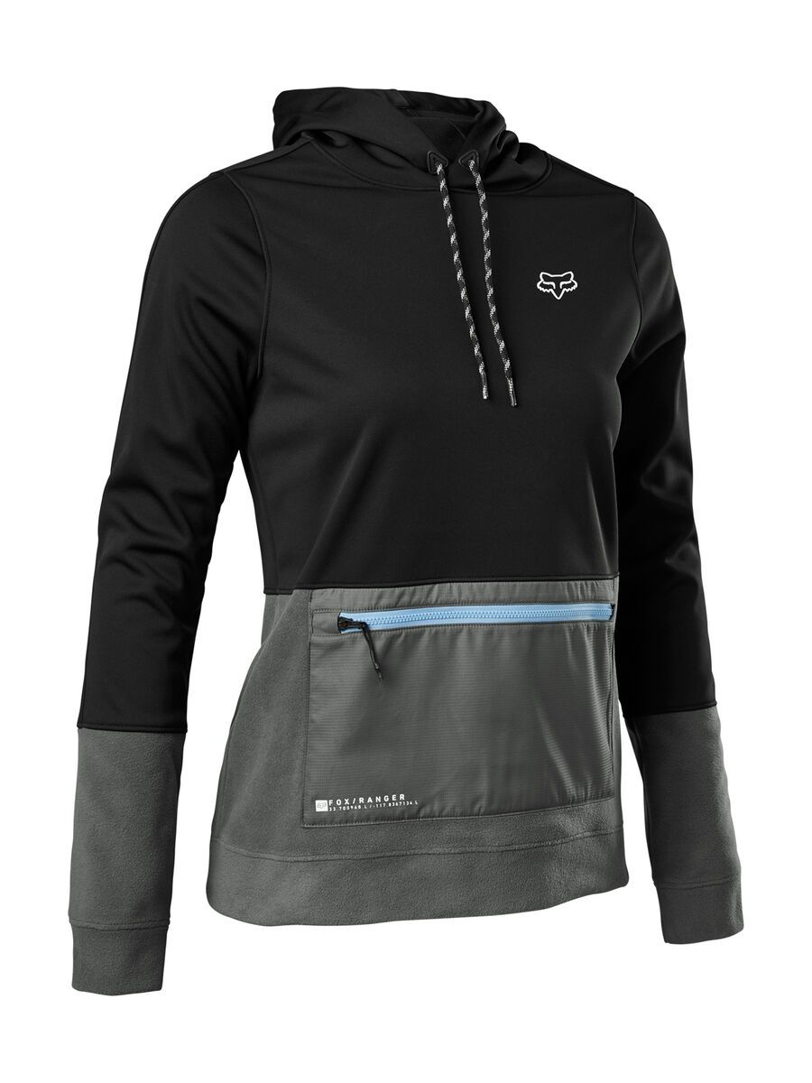 Fox Womens Ranger Windbloc® Hoodie, black - Bild 1