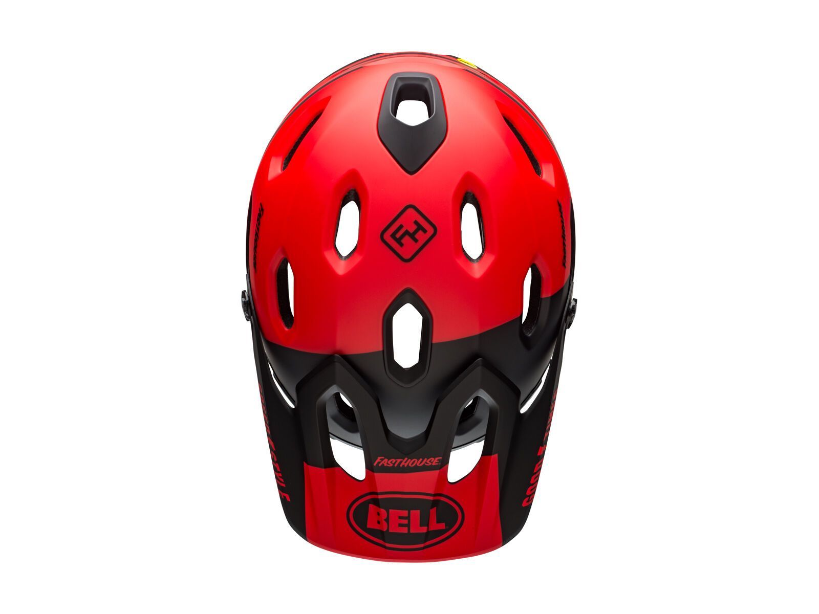 Bell Super DH Spherical MIPS Fasthouse, matt/gloss red/black - Bild 9