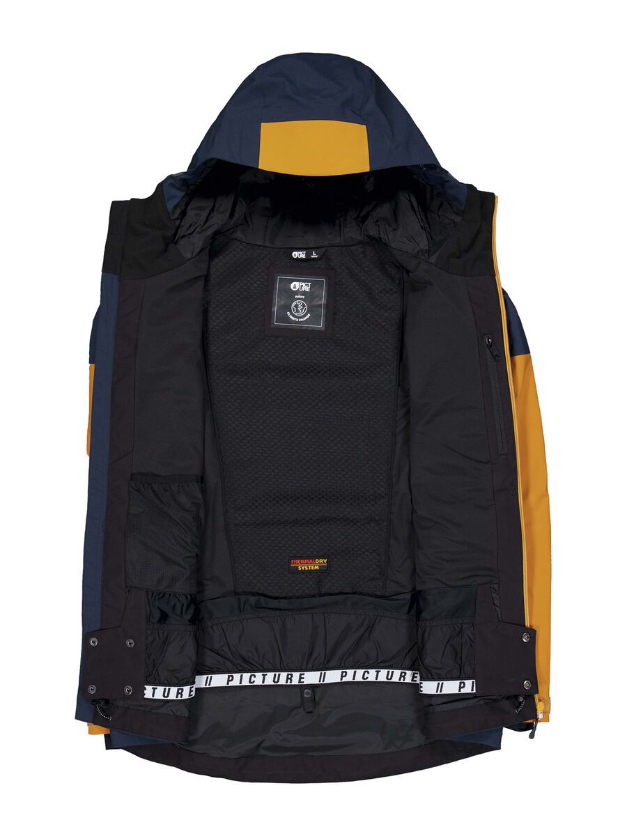 Picture Naikoon Jkt, dark blue camel honey - Bild 3