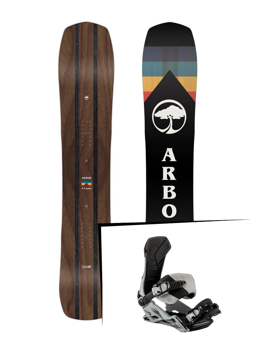 Set: Arbor A-Frame 2019 + Nitro Team nitro x ben tour - Bild 1