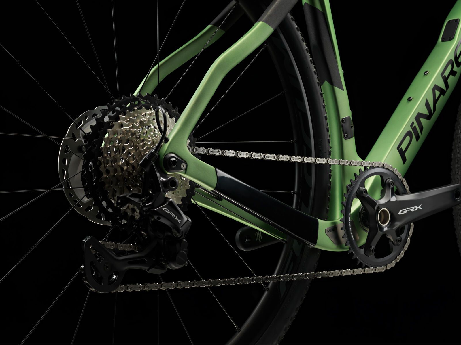 Pinarello Grevil F7 GRX 820 1x12 DB / Fulcrum Rapid Red 500 DB - 700C, stone green - Bild 9