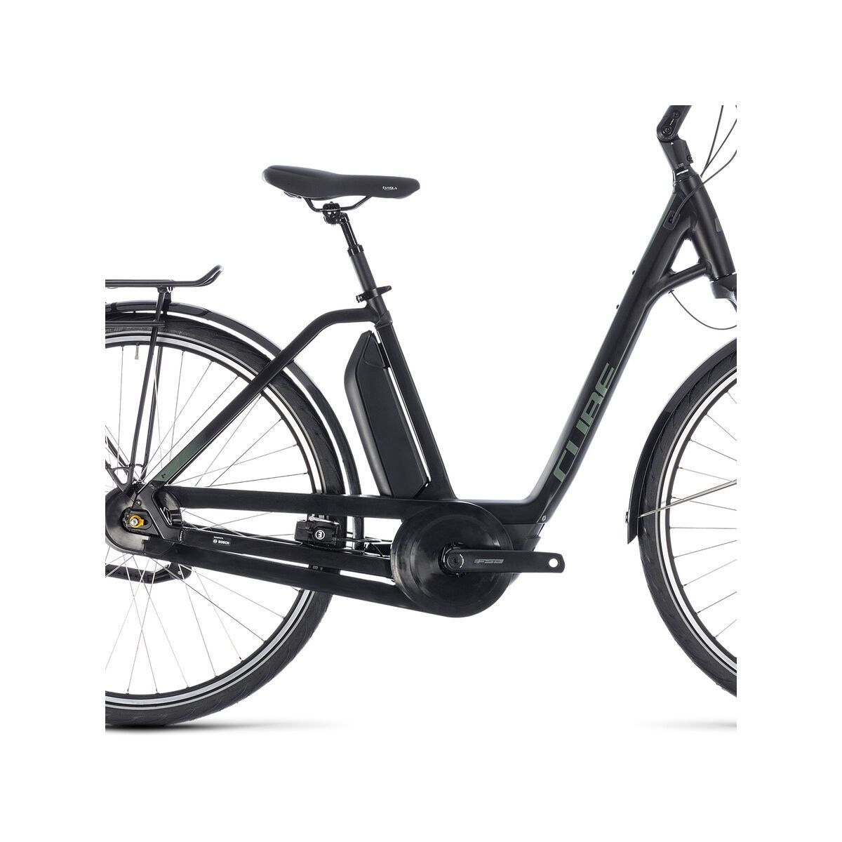 Cube Town Hybrid ONE RT 400 Easy Entry, black´n´frostgreen - Bild 4