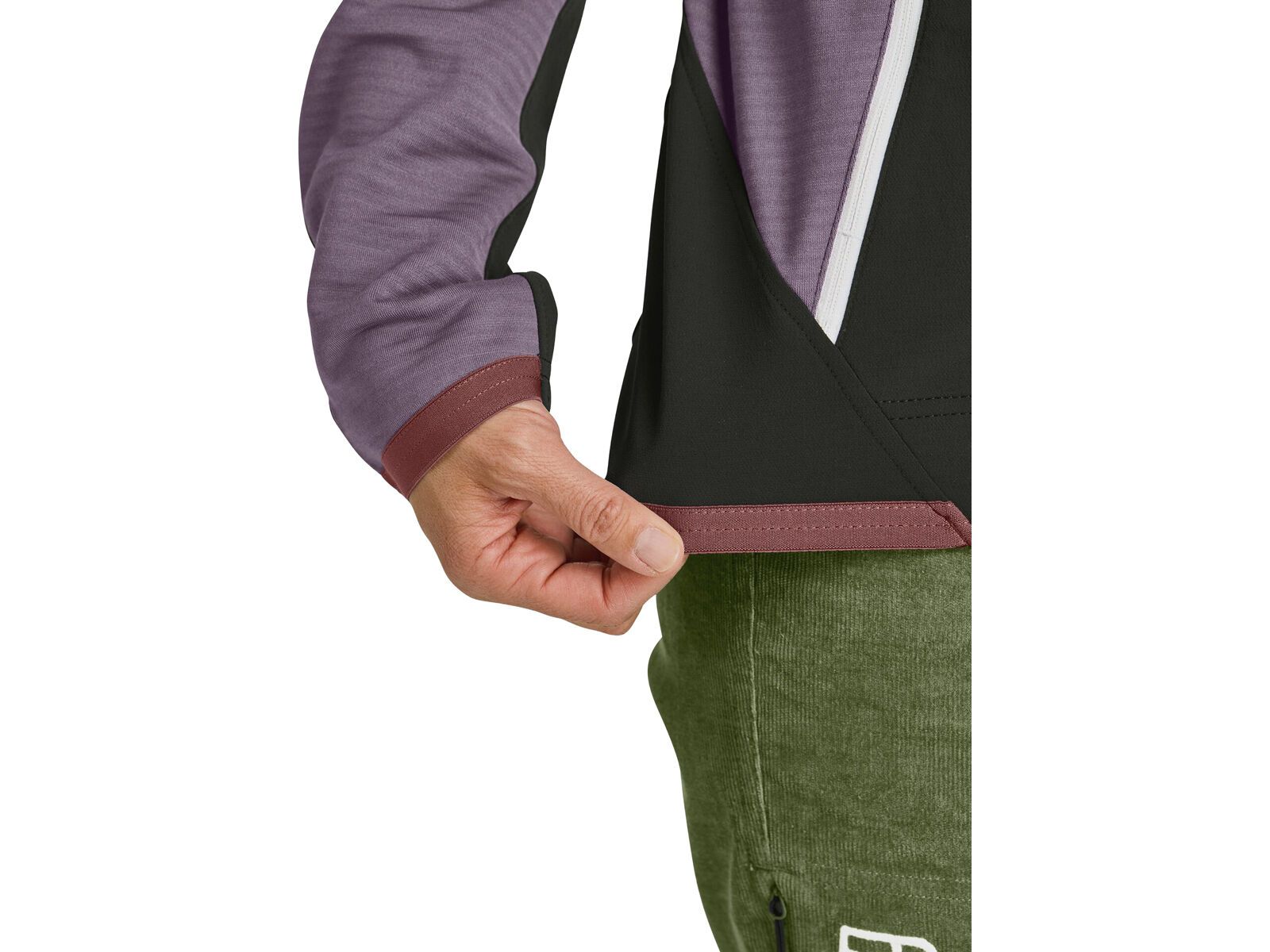 Ortovox Merino Fleece Rib Hoody W, wild berry - Bild 9