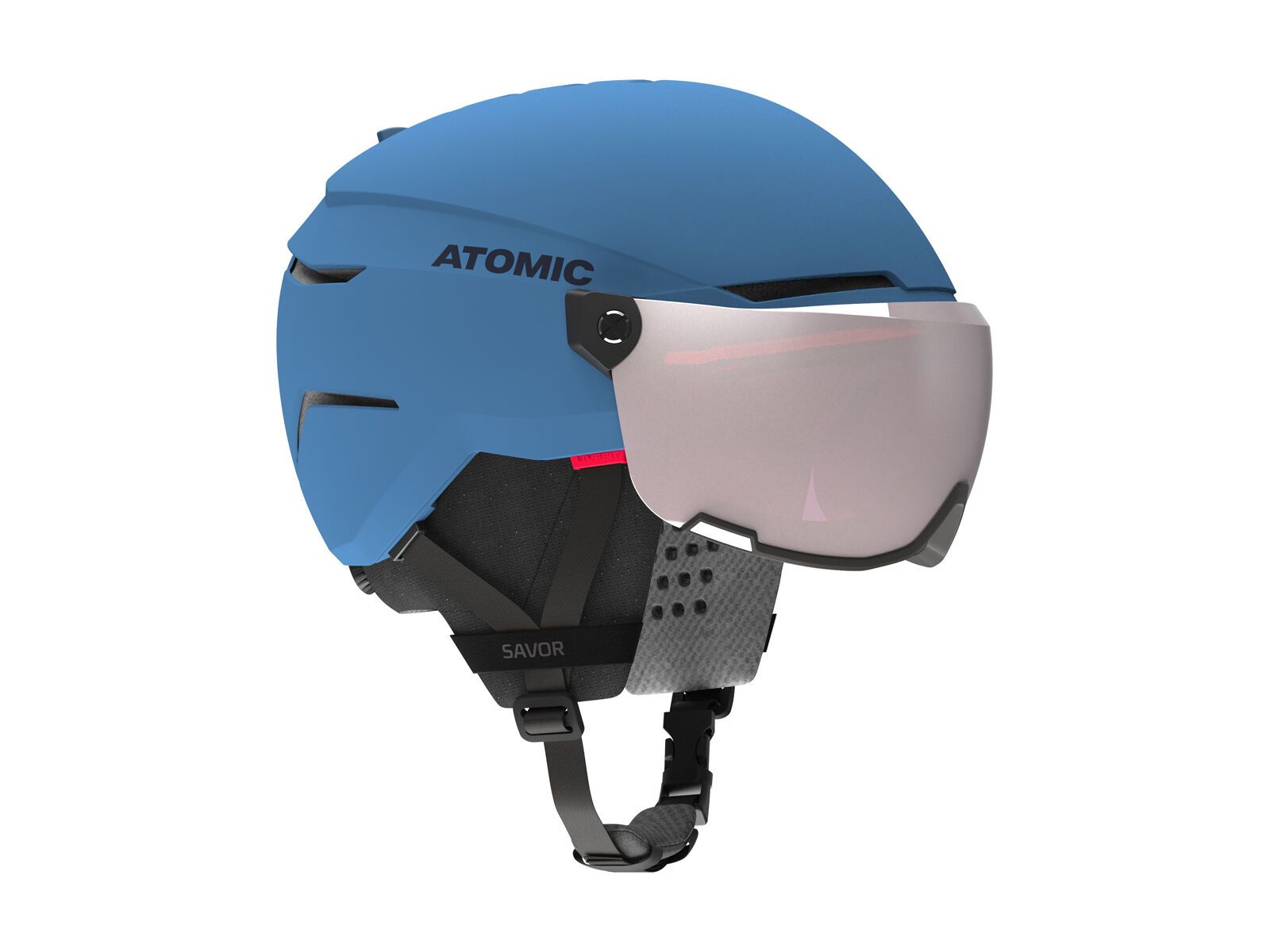 Atomic Savor Visor JR, Silver Flash / blue - Bild 1