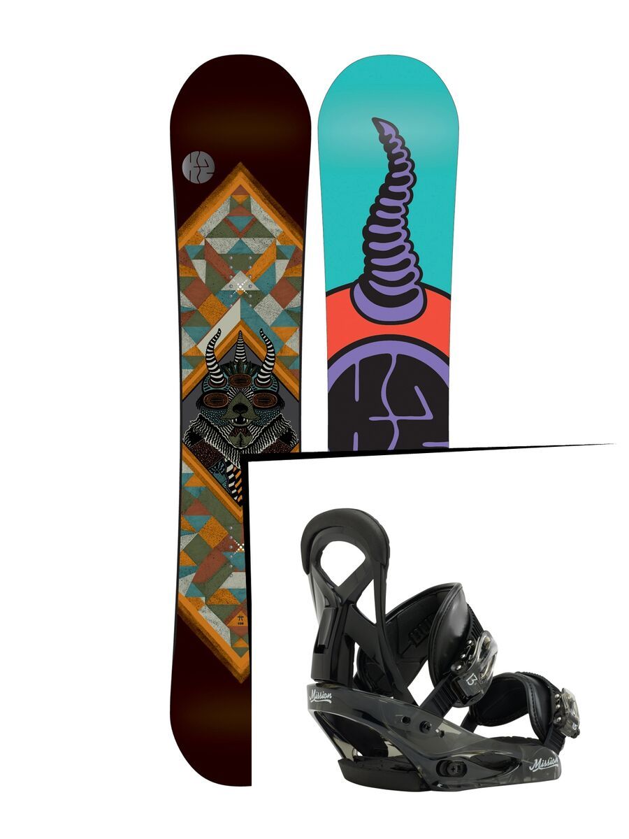 Set: K2 Fastplant Grom 2016 + Burton Mission Smalls (1464202S) - Bild 1