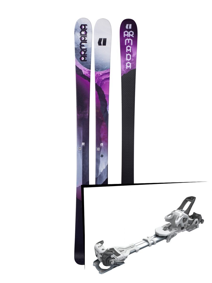 Set: Armada Victa 87 Ti 2018 + Tyrolia Ambition 12 AT solid white black - Bild 1