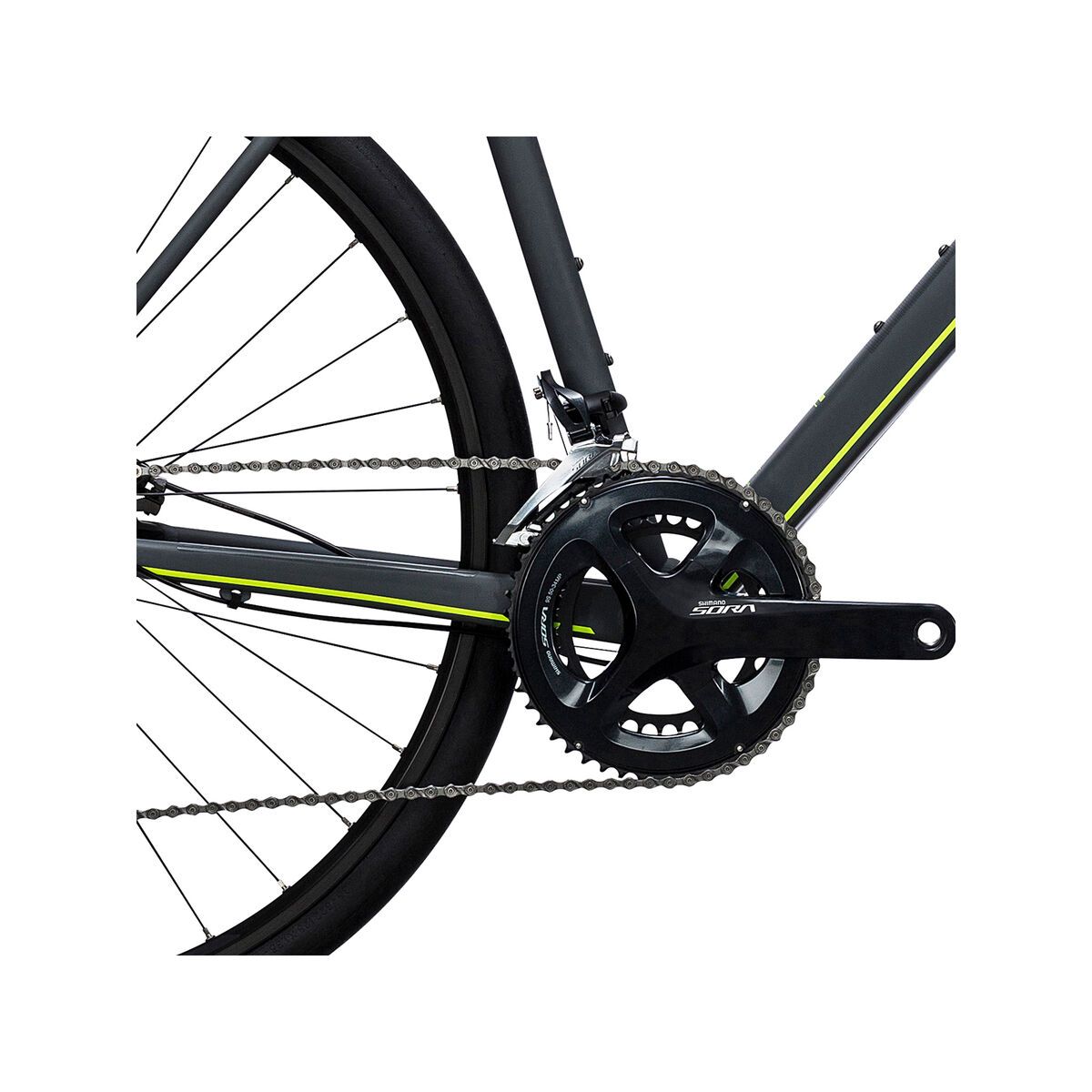 Cube SL Road Pro, grey´n´flashyellow - Bild 3