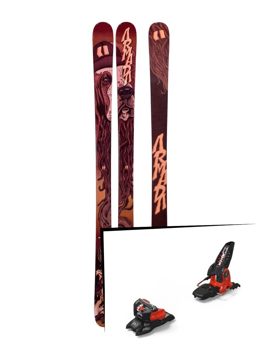 Set: Armada BDog 2019 + Marker Jester 18 Pro ID black/flo-red - Bild 1