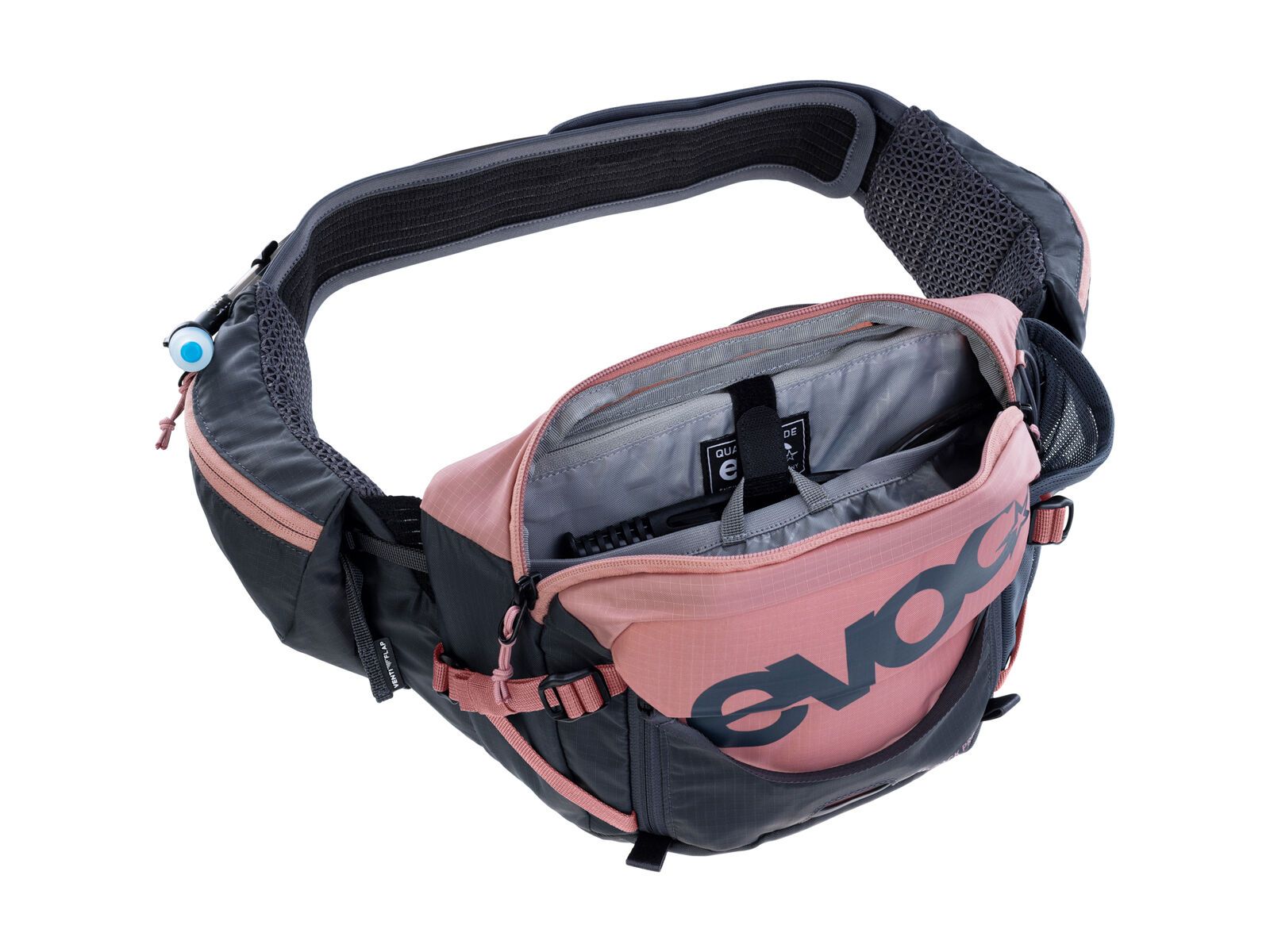 Evoc Hip Pack Pro 3 + Hydration Bladder 1,5, dusty pink/carbon grey - Bild 5