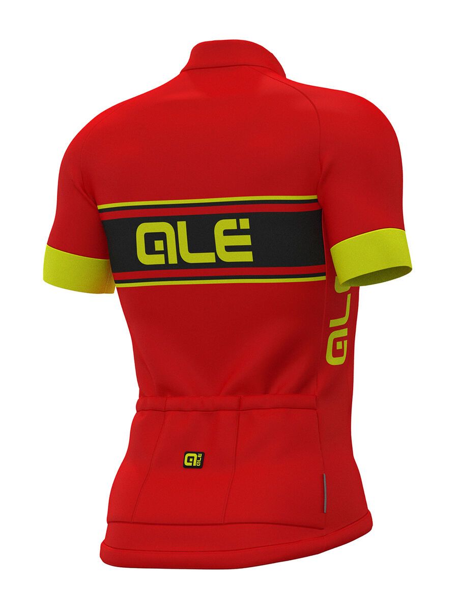 Ale Vetta Jersey, rosso-glo fluo/red-fluo yellow - Bild 2