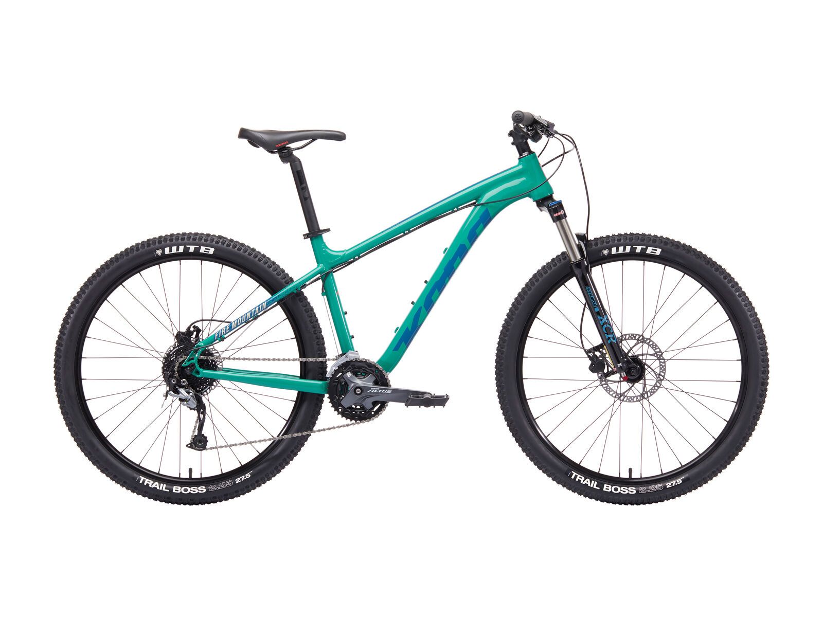 Kona Fire Mountain 27.5, gloss seafoam w/ blue, warm red, & cream decals - Bild 1