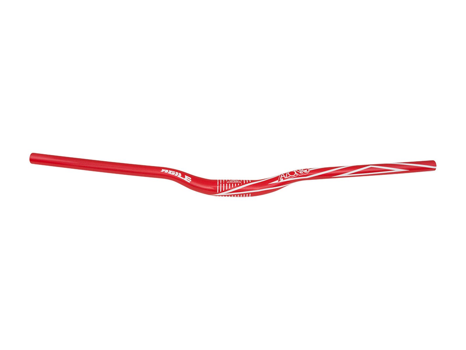 Azonic Agile Handlebar Metal Flake 25,4 mm Rise, red | Bild 1
