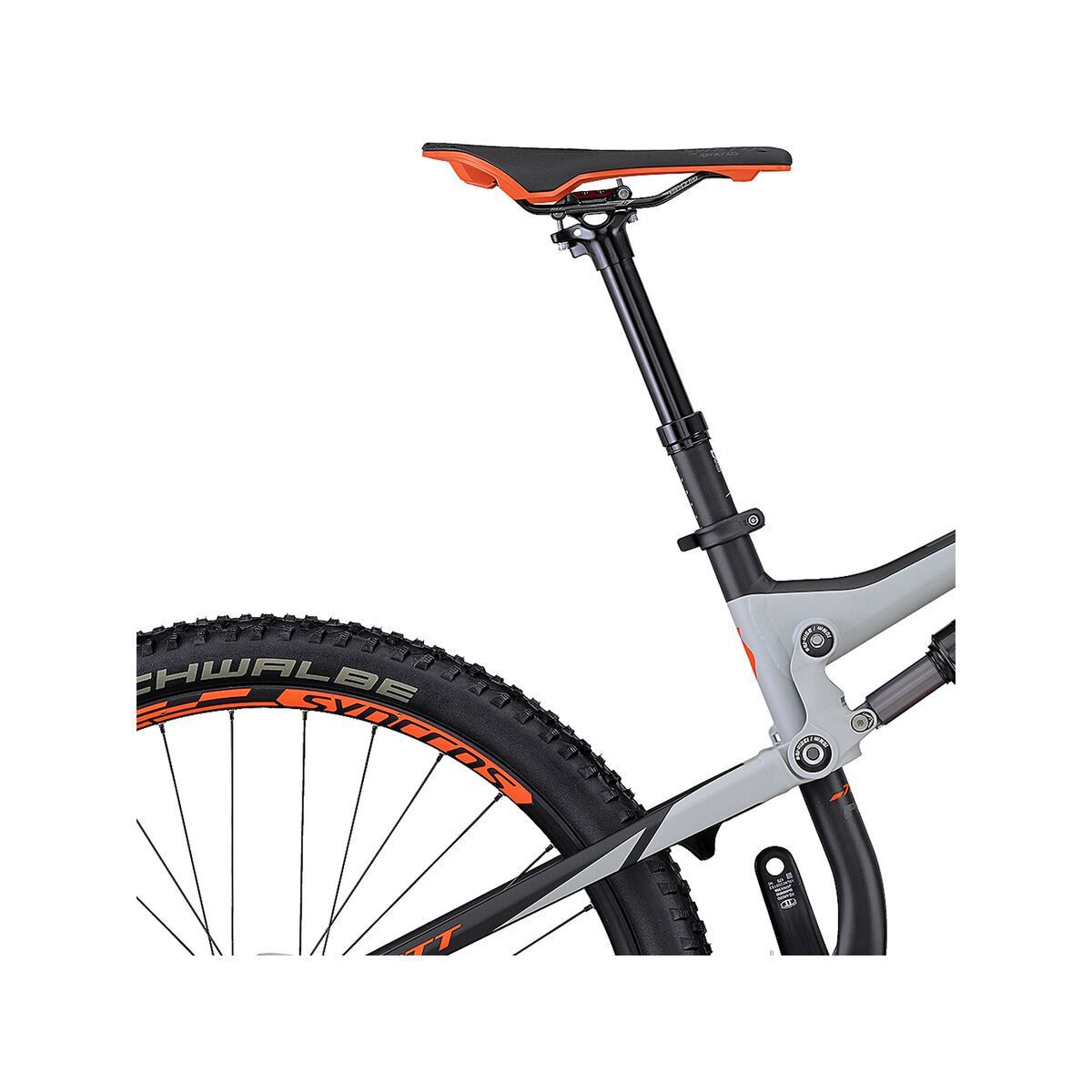 Scott Genius 730, black/grey/orange - Bild 5