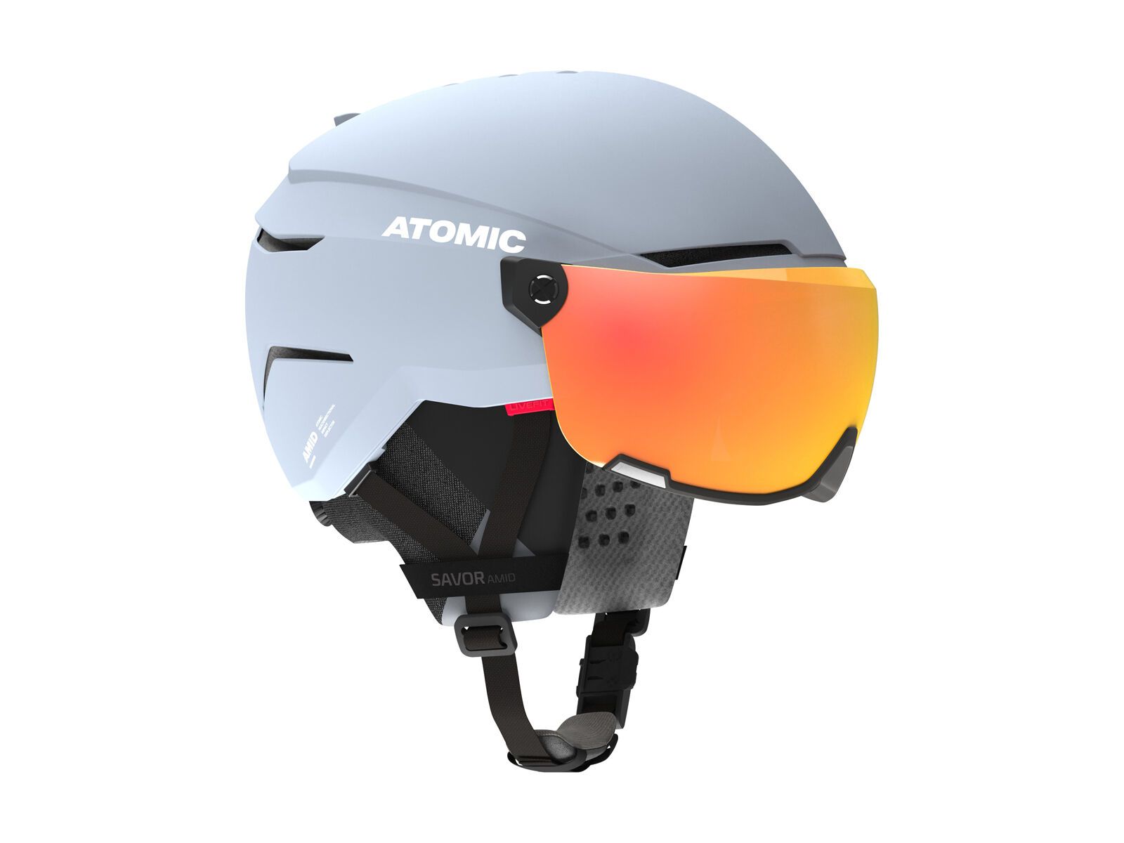 Atomic Savor AMID Visor, Red HD / grey - Bild 4