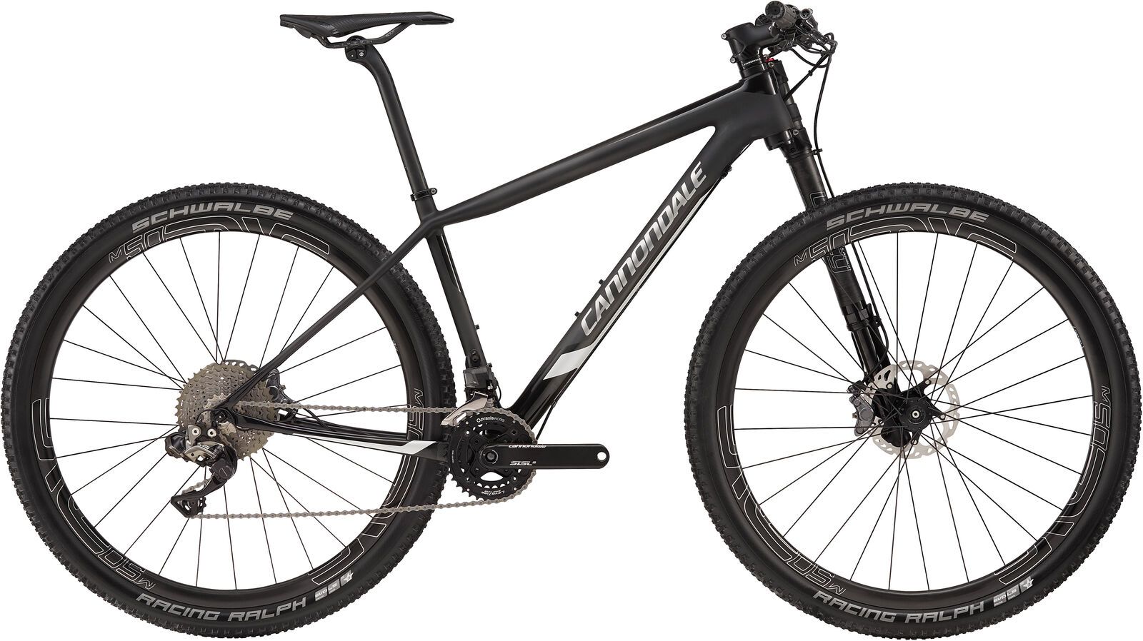 Cannondale F-SI Hi-Mod Black Inc. 27.5, jet black w/ chrome and cashmere, satin/gloss - BLE - Bild 1