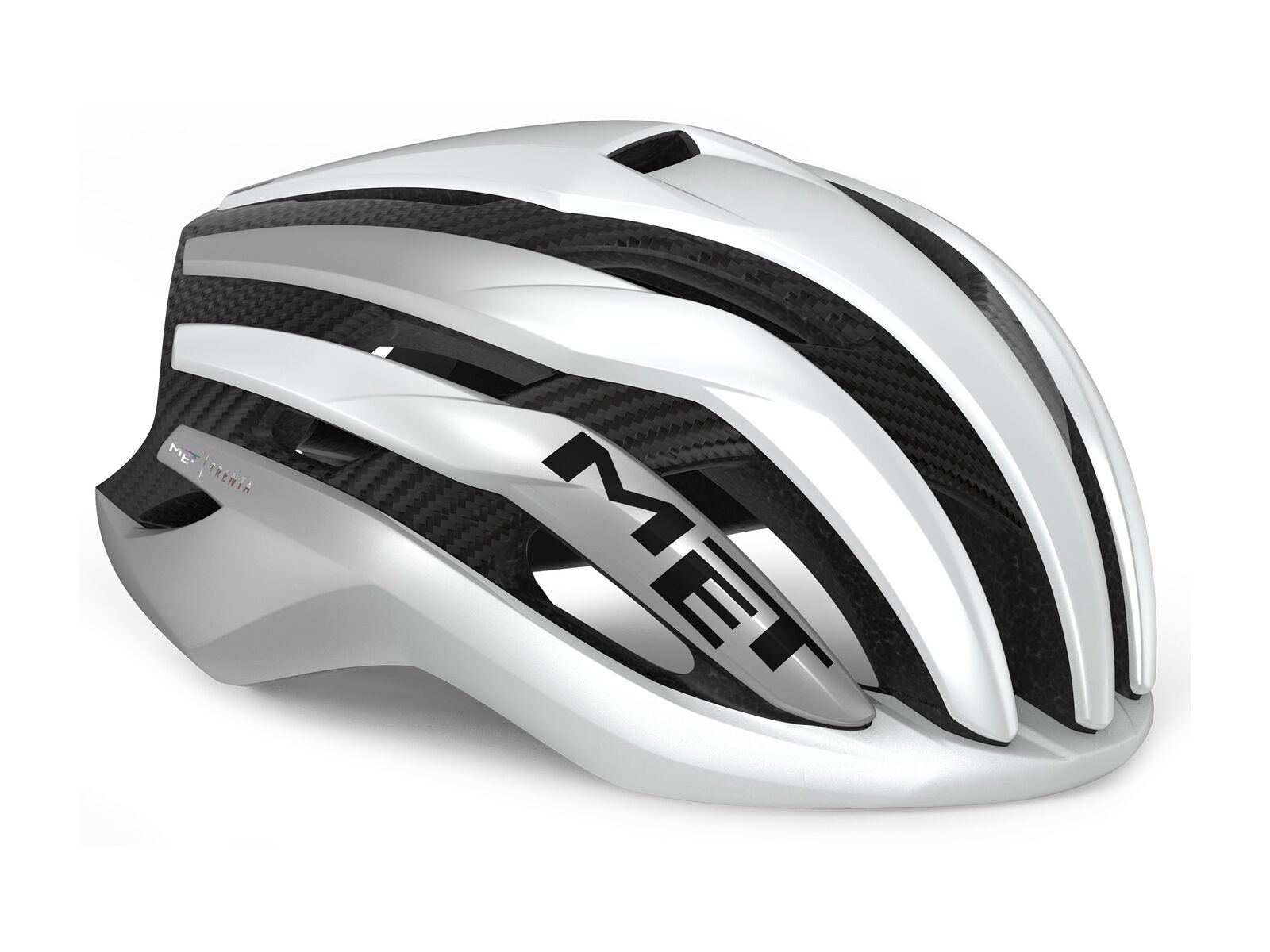 MET Trenta 3K Carbon MIPS, white silver metallic/matt - Bild 1