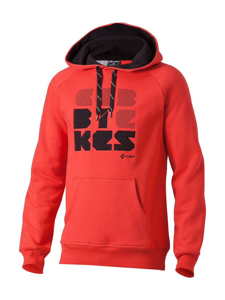 Cube Hoody Font, red - Bild 1
