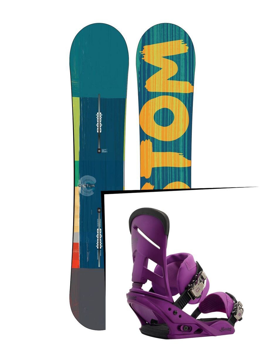 Set: Burton Custom Flying V 2015 +  Mission (1191287S) - Bild 1