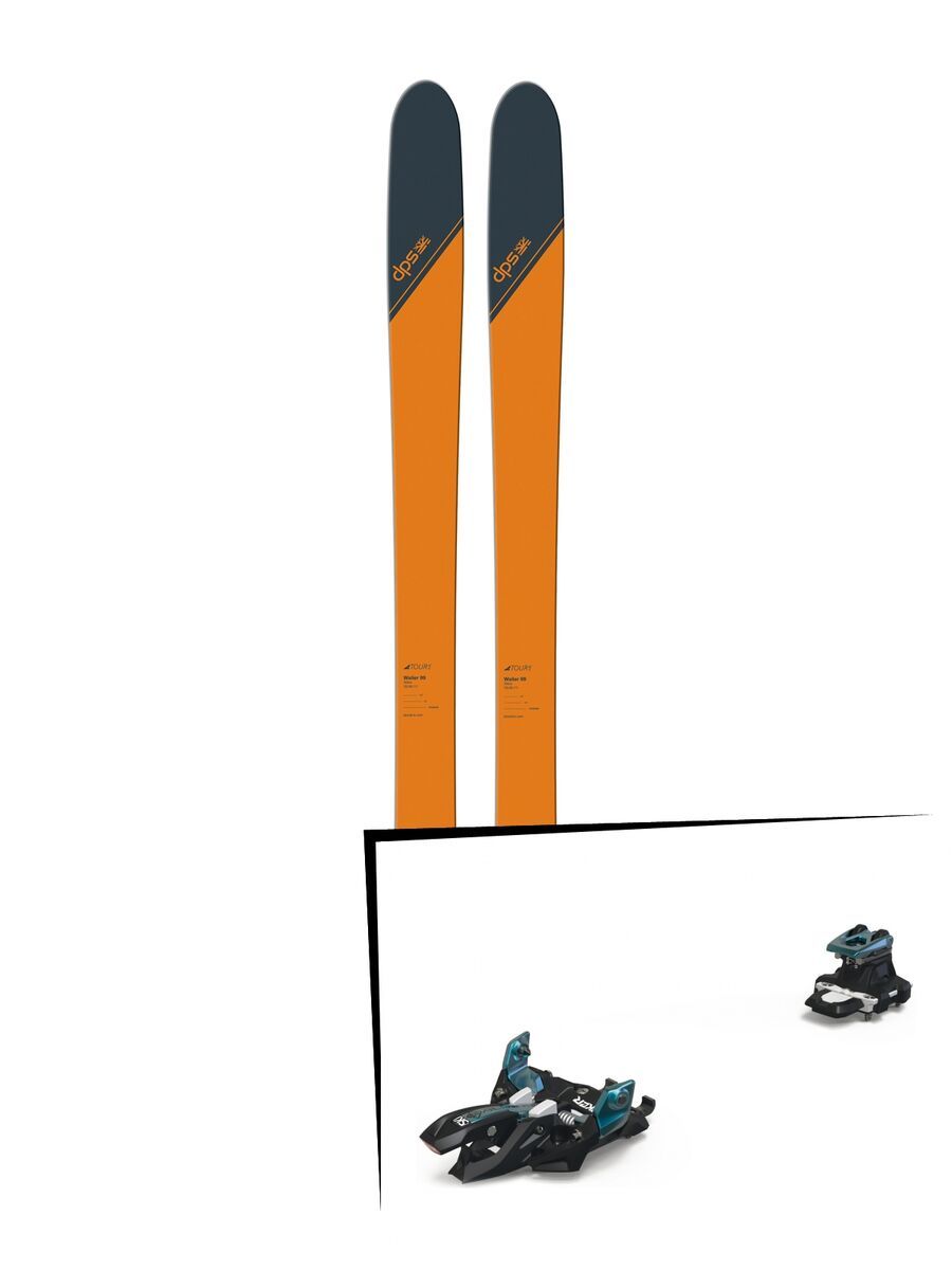 Set: DPS Skis Wailer 99 Tour1 2018 + Marker Alpinist 9 black/turquoise - Bild 1