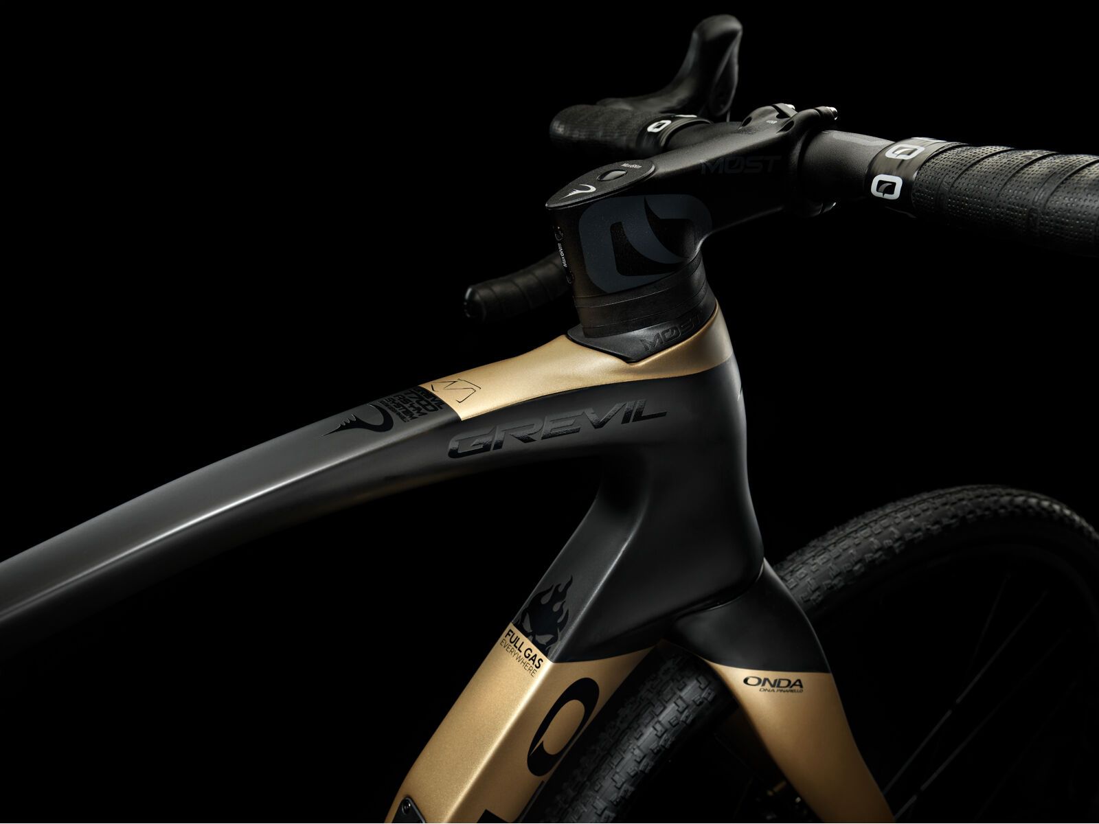 Pinarello Grevil F9 GRX815 Di2 1x11 DB / Princeton CarbonWorks GRIT 4540 DB HG11, champagne - Bild 10