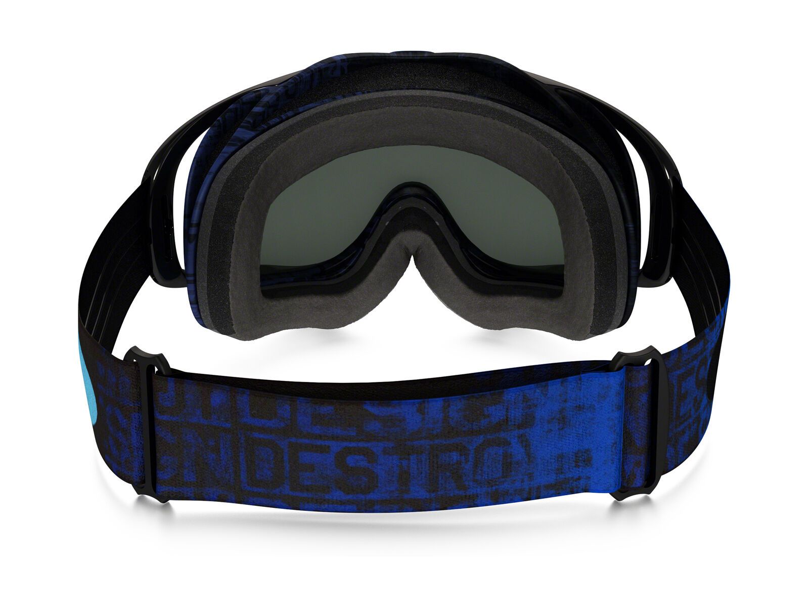 Oakley Crowbar MX, distress tagline stealth blue/Lens: dark grey - Bild 3