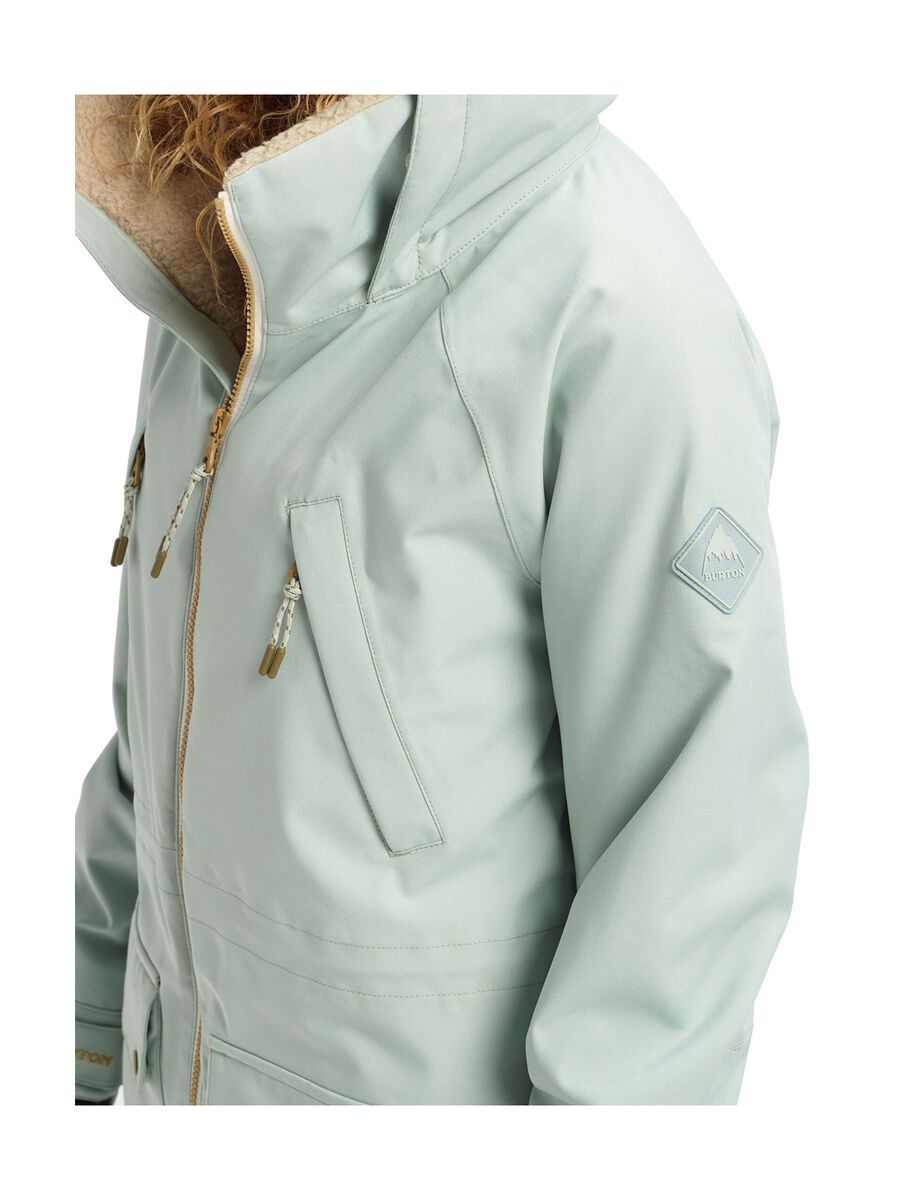 Burton Women's Prowess Jacket, aqua grey/aqua grey revel stripe - Bild 8