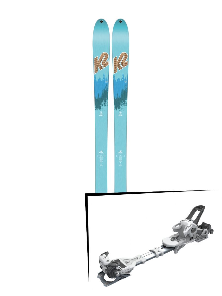Set: K2 SKI TalkBack 82 ECOre 2018 + Tyrolia Ambition 12 AT solid white black - Bild 1