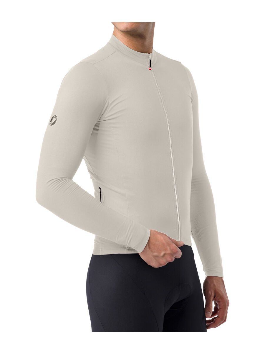 Castelli Thermowoven LS Jersey, silver moon - Bild 1