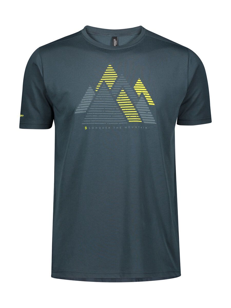 Scott Trail MTN Dri Graphic S/Sl Men's Shirt, nightfall blue - Bild 1