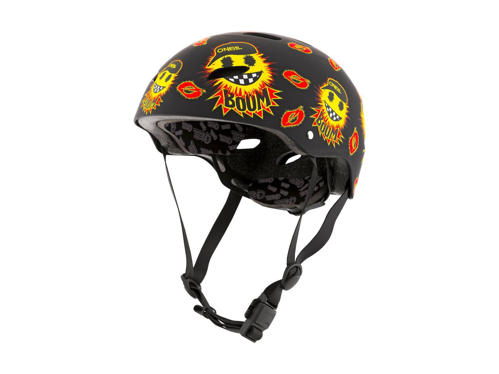 ONeal Dirt Lid Youth Helmet Emoji, black/yellow - Bild 1