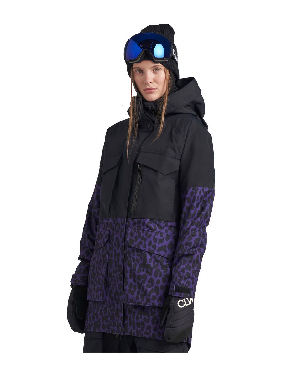 Colourwear Gritty Parka Women, leo purple - Bild 1