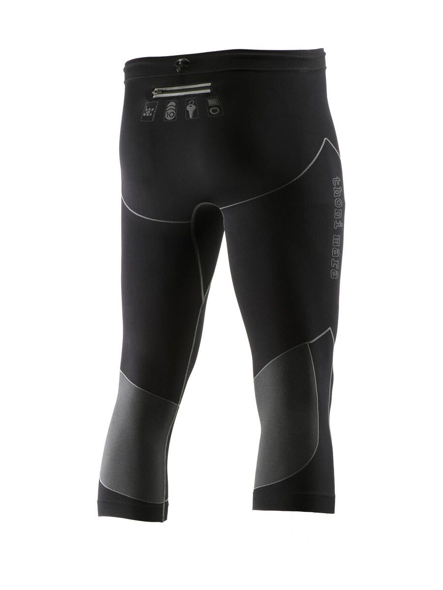 thoni mara 3/4 Tight, schwarz/grau - Bild 2