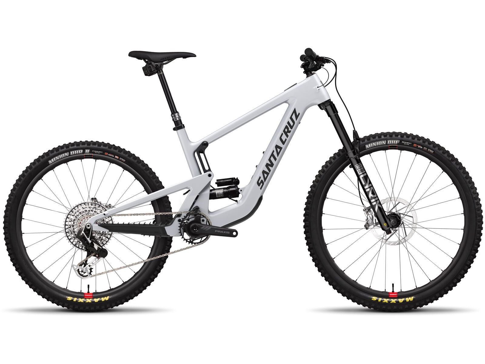 Santa Cruz Heckler SL CC / XX AXS / RSV / MX, matte silver - Bild 1