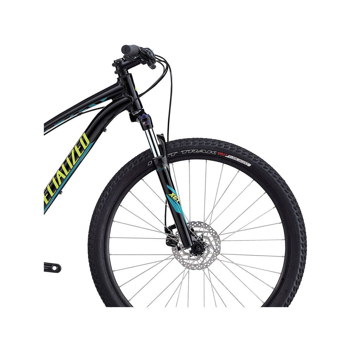 Specialized Jynx 650B, gloss tarmac black/hyper green/turquoise - Bild 5